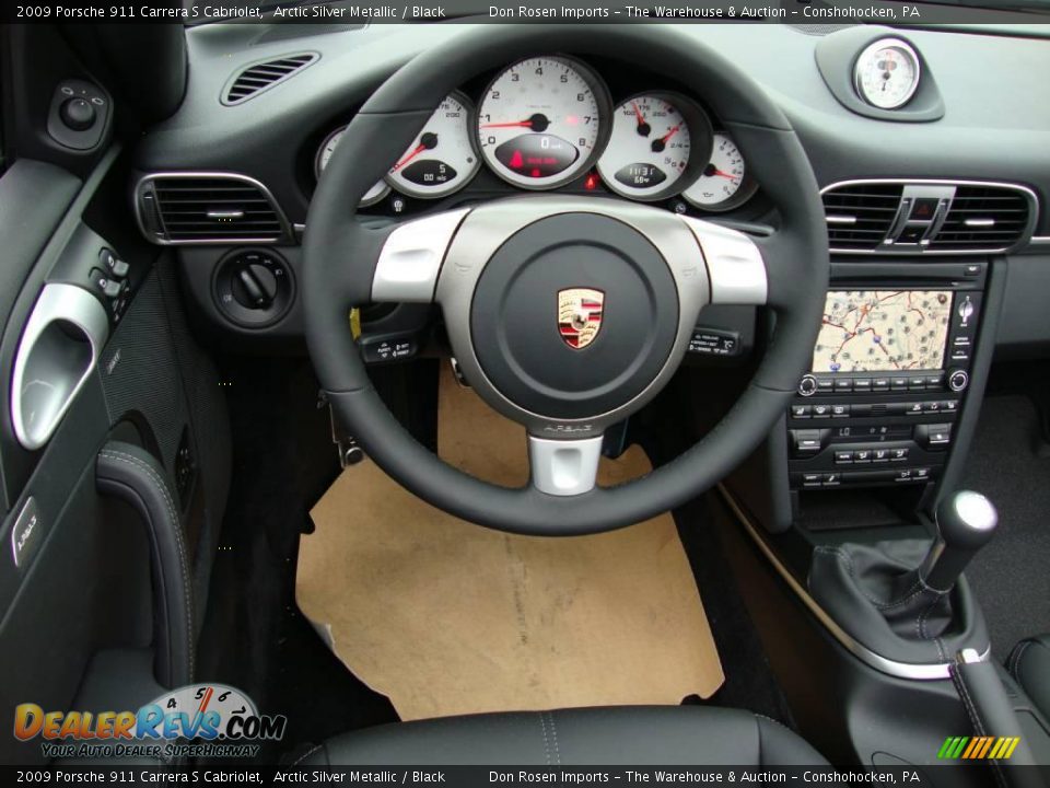 2009 Porsche 911 Carrera S Cabriolet Arctic Silver Metallic / Black Photo #25