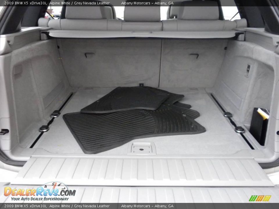 2009 BMW X5 xDrive30i Alpine White / Grey Nevada Leather Photo #5