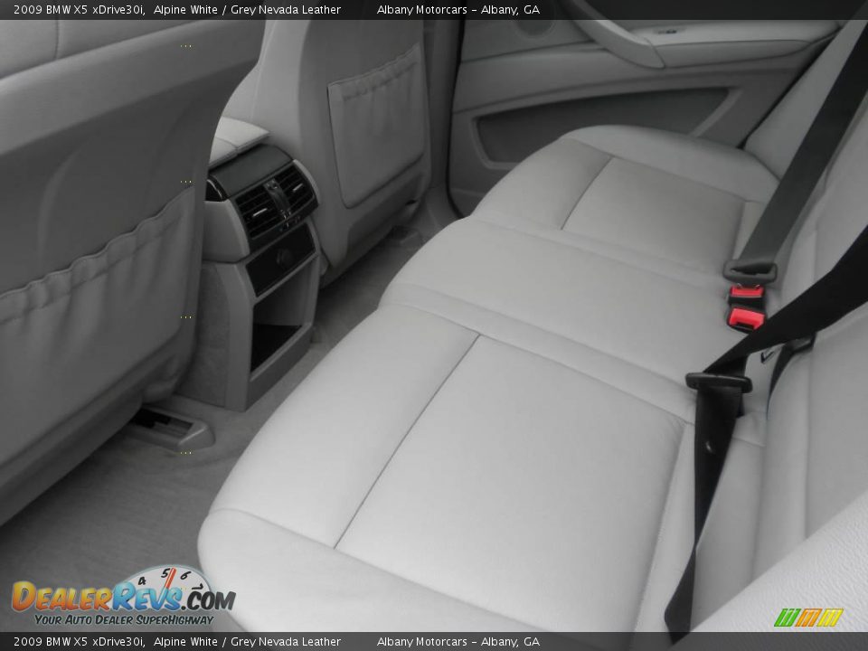 2009 BMW X5 xDrive30i Alpine White / Grey Nevada Leather Photo #12