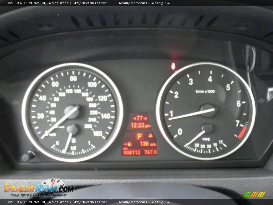2009 BMW X5 xDrive30i Alpine White / Grey Nevada Leather Photo #19