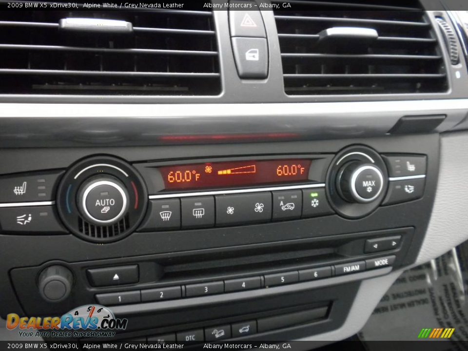 2009 BMW X5 xDrive30i Alpine White / Grey Nevada Leather Photo #21