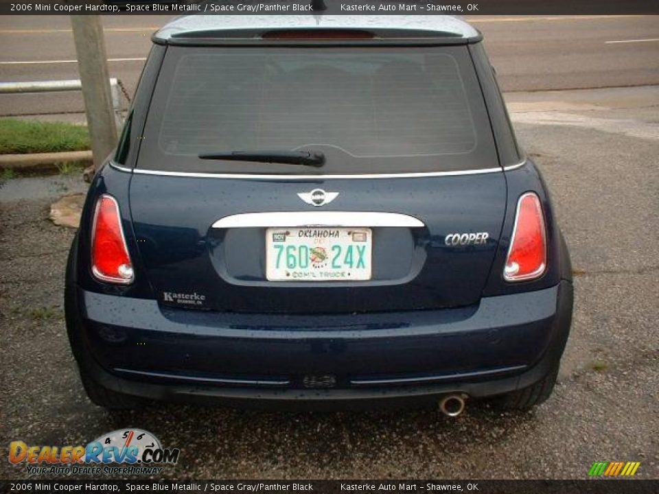 2006 Mini Cooper Hardtop Space Blue Metallic / Space Gray/Panther Black Photo #4