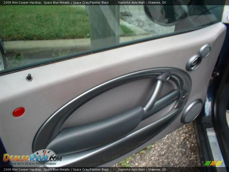 2006 Mini Cooper Hardtop Space Blue Metallic / Space Gray/Panther Black Photo #7