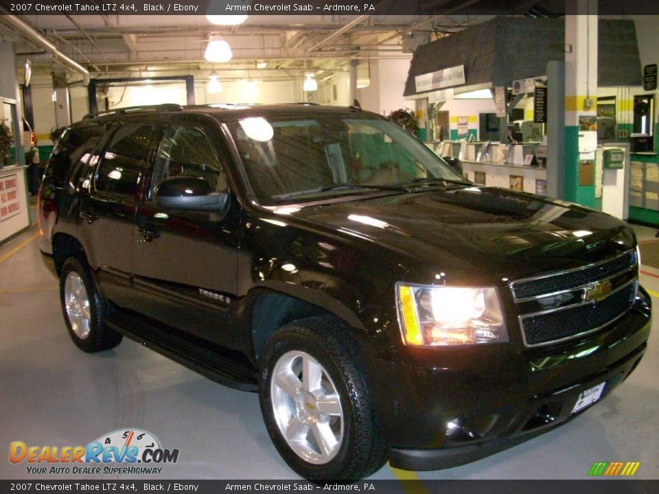2007 Chevrolet Tahoe LTZ 4x4 Black / Ebony Photo #7