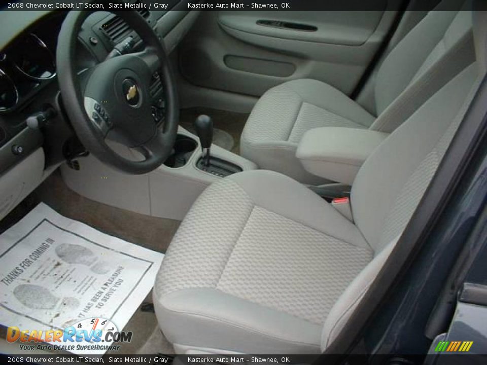 2008 Chevrolet Cobalt LT Sedan Slate Metallic / Gray Photo #7