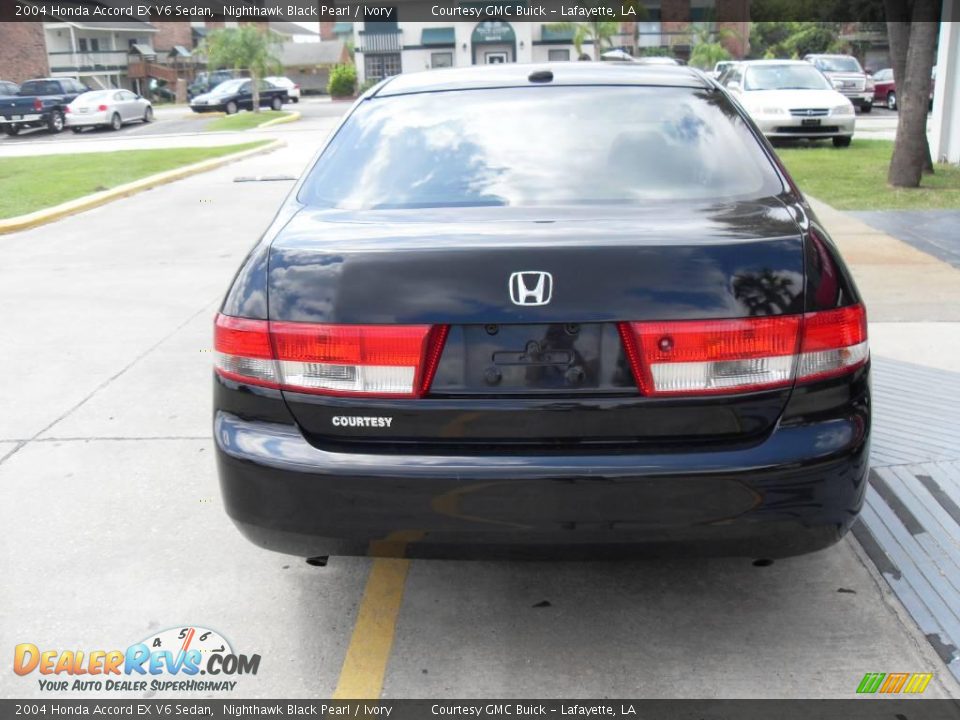 2004 Honda Accord EX V6 Sedan Nighthawk Black Pearl / Ivory Photo #2