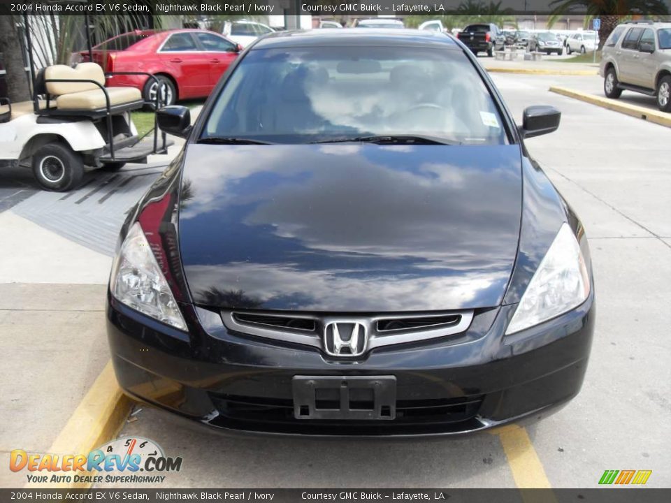 2004 Honda Accord EX V6 Sedan Nighthawk Black Pearl / Ivory Photo #8