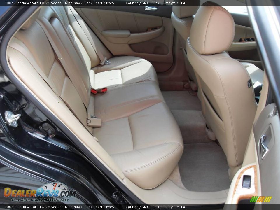 2004 Honda Accord EX V6 Sedan Nighthawk Black Pearl / Ivory Photo #11