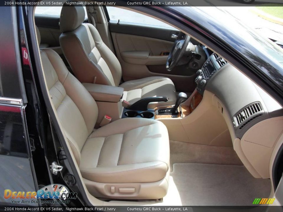 2004 Honda Accord EX V6 Sedan Nighthawk Black Pearl / Ivory Photo #12