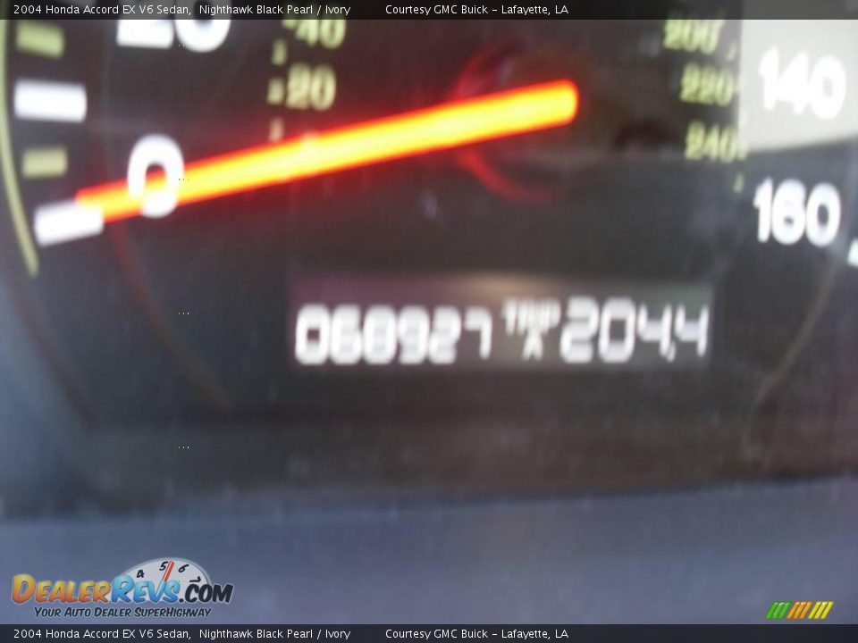 2004 Honda Accord EX V6 Sedan Nighthawk Black Pearl / Ivory Photo #17