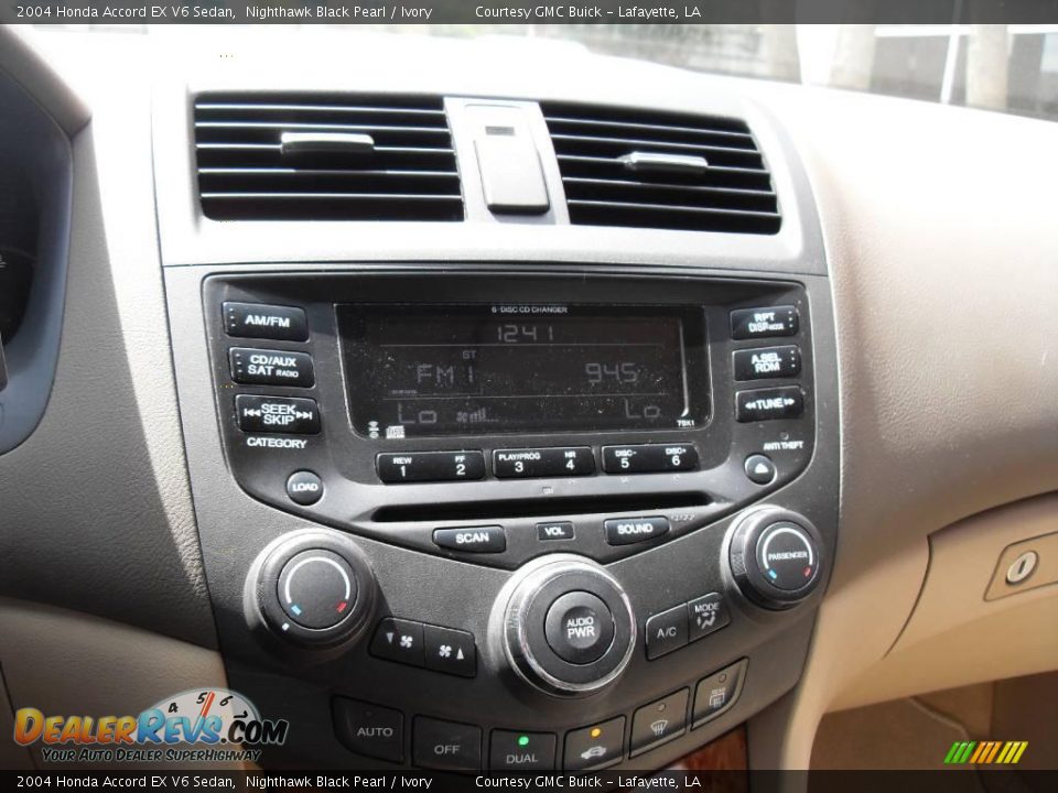 2004 Honda Accord EX V6 Sedan Nighthawk Black Pearl / Ivory Photo #18
