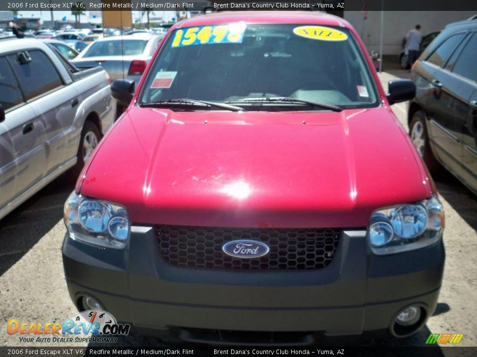 2006 Ford Escape XLT V6 Redfire Metallic / Medium/Dark Flint Photo #1