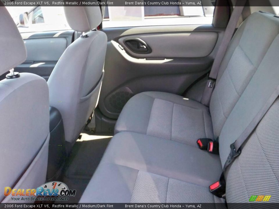 2006 Ford Escape XLT V6 Redfire Metallic / Medium/Dark Flint Photo #9