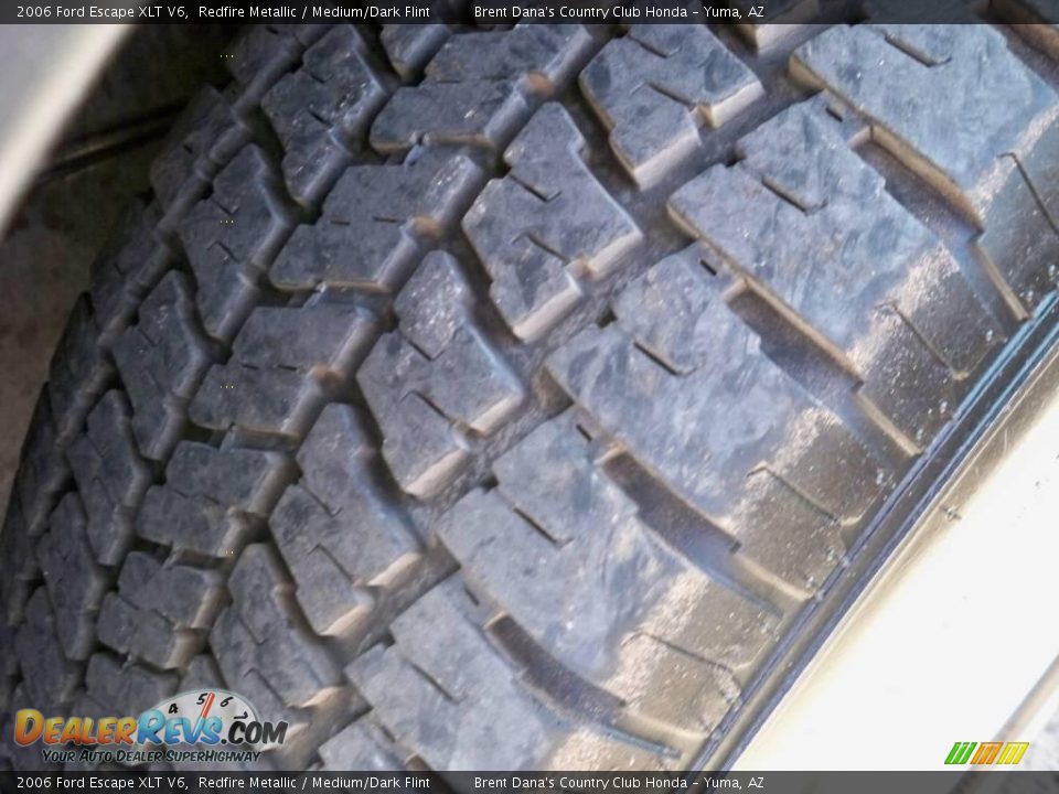 2006 Ford Escape XLT V6 Redfire Metallic / Medium/Dark Flint Photo #12