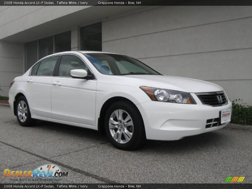 2008 Honda Accord LX-P Sedan Taffeta White / Ivory Photo #1