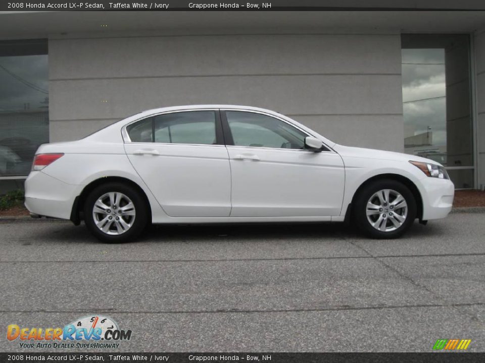 2008 Honda Accord LX-P Sedan Taffeta White / Ivory Photo #2