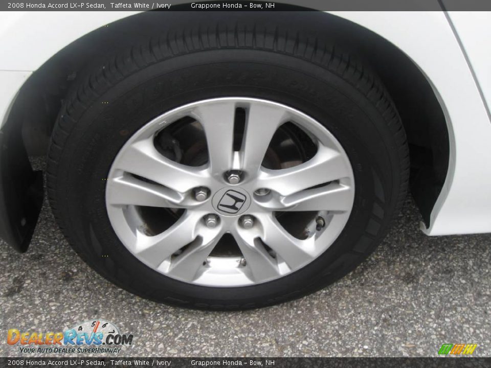 2008 Honda Accord LX-P Sedan Taffeta White / Ivory Photo #4
