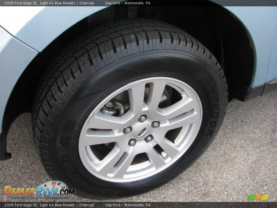 2008 Ford Edge SE Light Ice Blue Metallic / Charcoal Photo #3