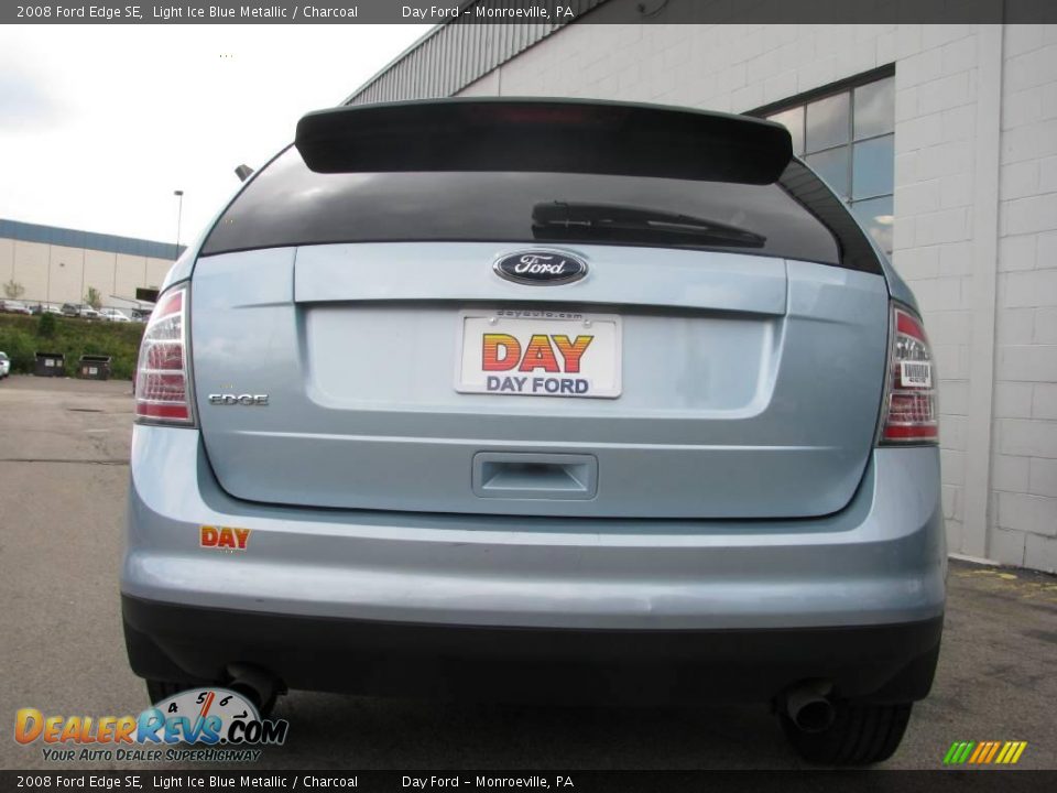 2008 Ford Edge SE Light Ice Blue Metallic / Charcoal Photo #6