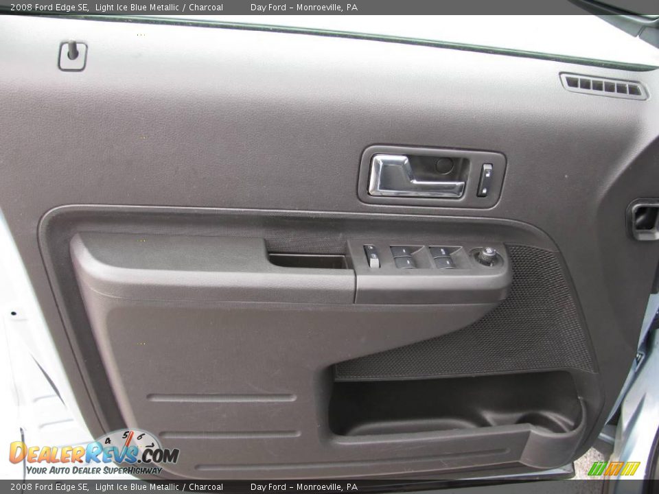 2008 Ford Edge SE Light Ice Blue Metallic / Charcoal Photo #7