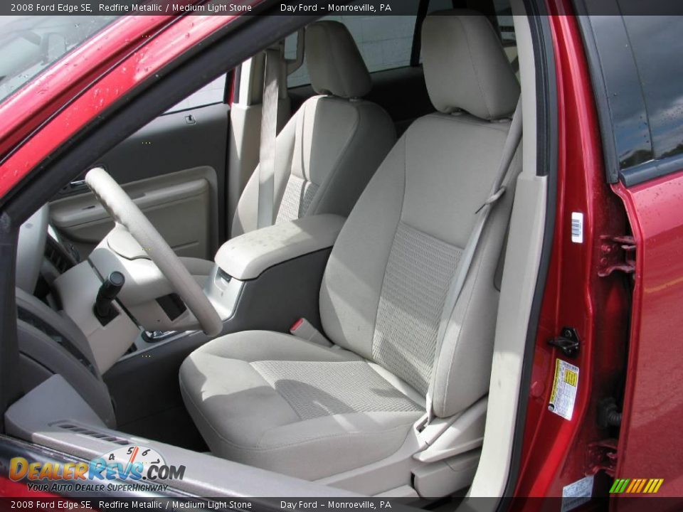 2008 Ford Edge SE Redfire Metallic / Medium Light Stone Photo #8