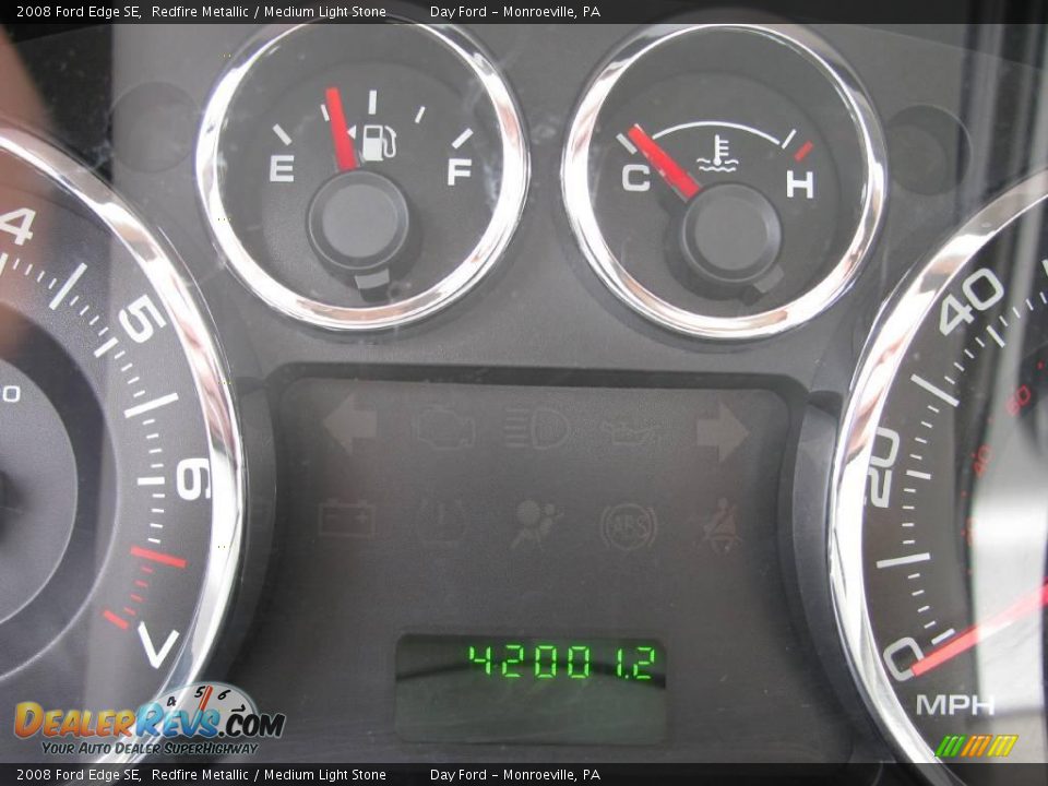 2008 Ford Edge SE Redfire Metallic / Medium Light Stone Photo #9
