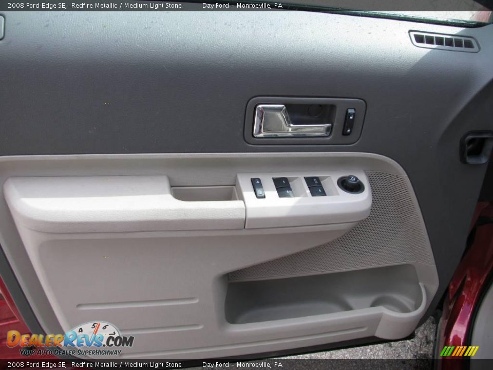 2008 Ford Edge SE Redfire Metallic / Medium Light Stone Photo #10