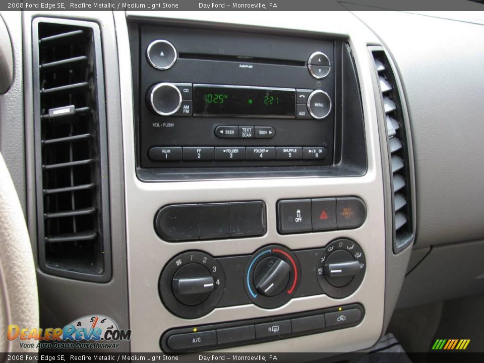 2008 Ford Edge SE Redfire Metallic / Medium Light Stone Photo #11