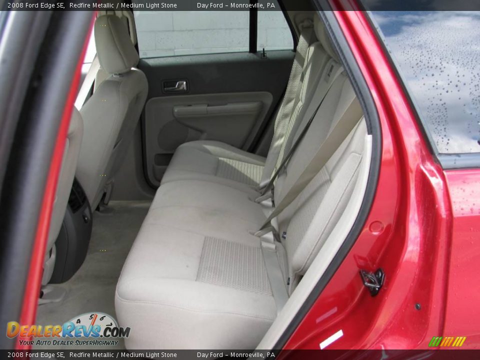 2008 Ford Edge SE Redfire Metallic / Medium Light Stone Photo #13