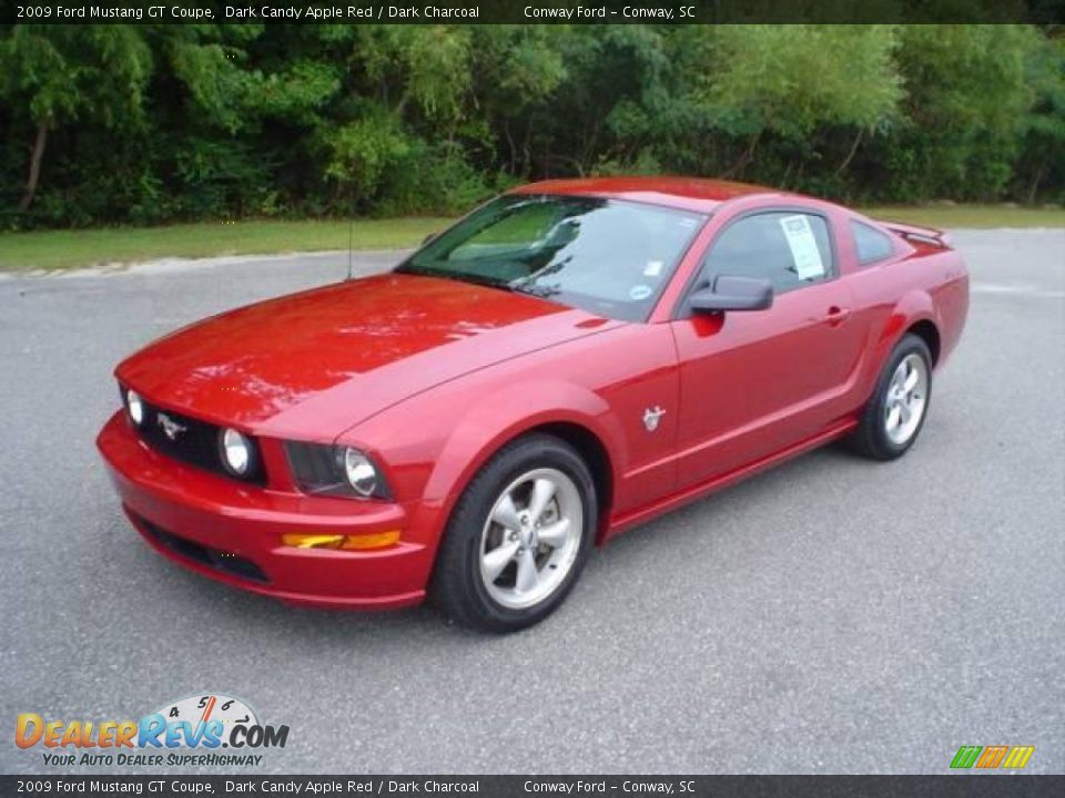 2009 Ford Mustang GT Coupe Dark Candy Apple Red / Dark Charcoal Photo #1