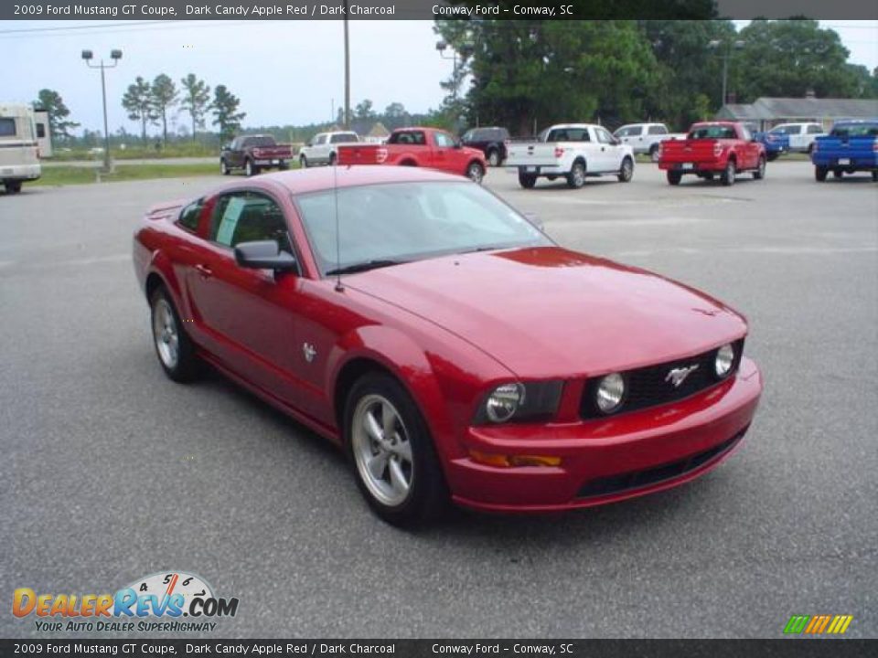 2009 Ford Mustang GT Coupe Dark Candy Apple Red / Dark Charcoal Photo #3