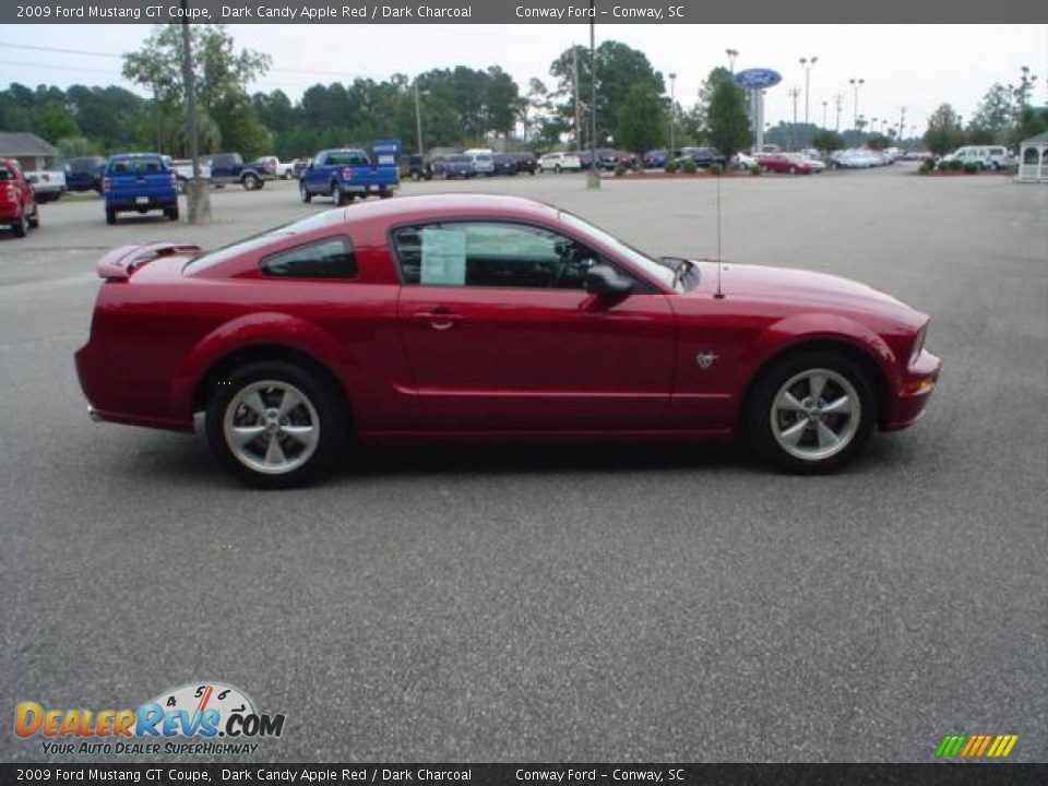 2009 Ford Mustang GT Coupe Dark Candy Apple Red / Dark Charcoal Photo #4