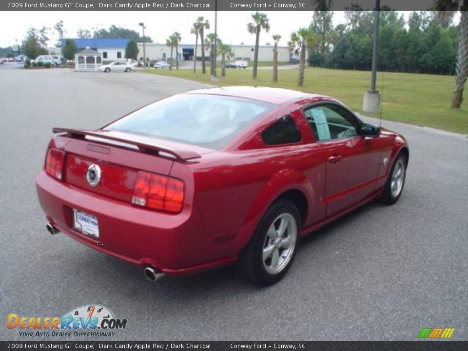 2009 Ford Mustang GT Coupe Dark Candy Apple Red / Dark Charcoal Photo #5