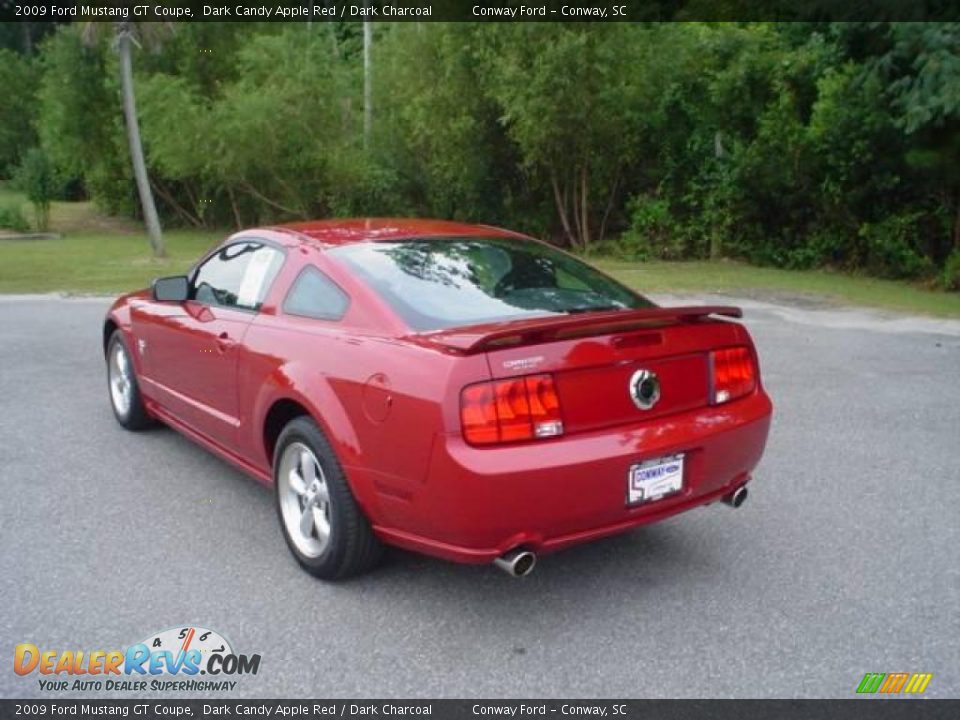 2009 Ford Mustang GT Coupe Dark Candy Apple Red / Dark Charcoal Photo #7
