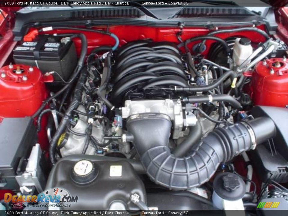 2009 Ford Mustang GT Coupe Dark Candy Apple Red / Dark Charcoal Photo #11