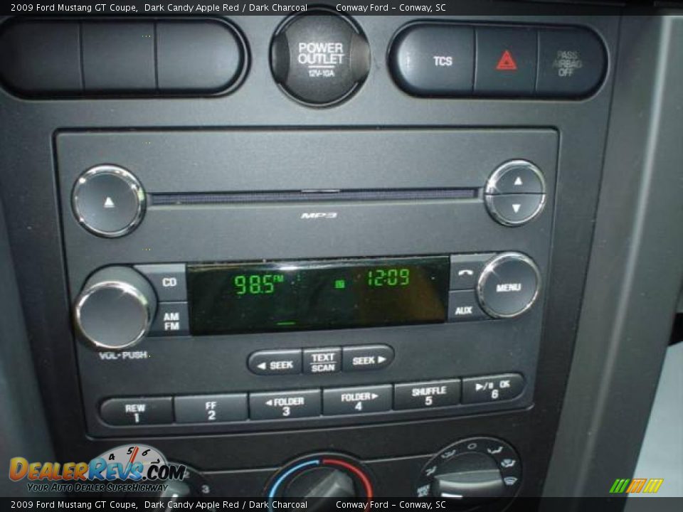 2009 Ford Mustang GT Coupe Dark Candy Apple Red / Dark Charcoal Photo #24