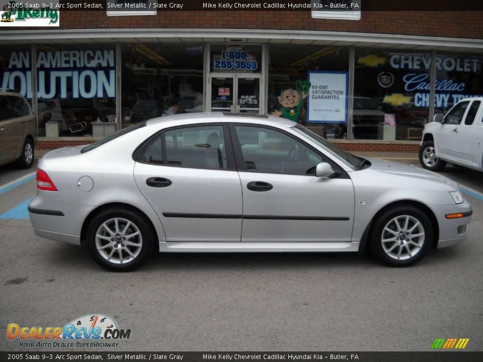 2005 Saab 9-3 Arc Sport Sedan Silver Metallic / Slate Gray Photo #2