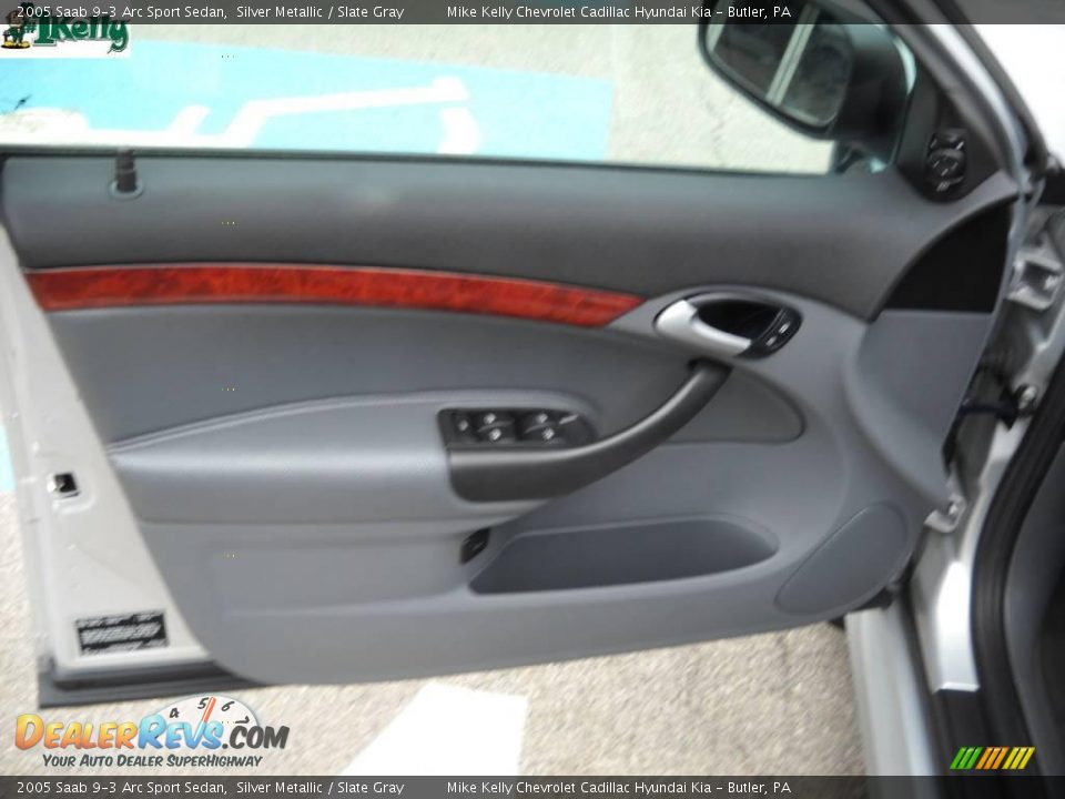 2005 Saab 9-3 Arc Sport Sedan Silver Metallic / Slate Gray Photo #7