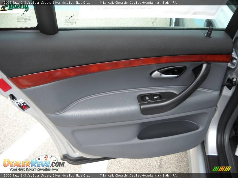 2005 Saab 9-3 Arc Sport Sedan Silver Metallic / Slate Gray Photo #11