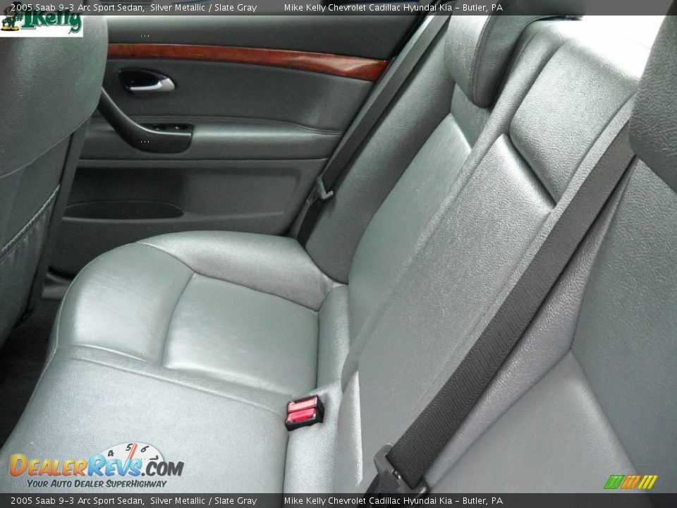 2005 Saab 9-3 Arc Sport Sedan Silver Metallic / Slate Gray Photo #13