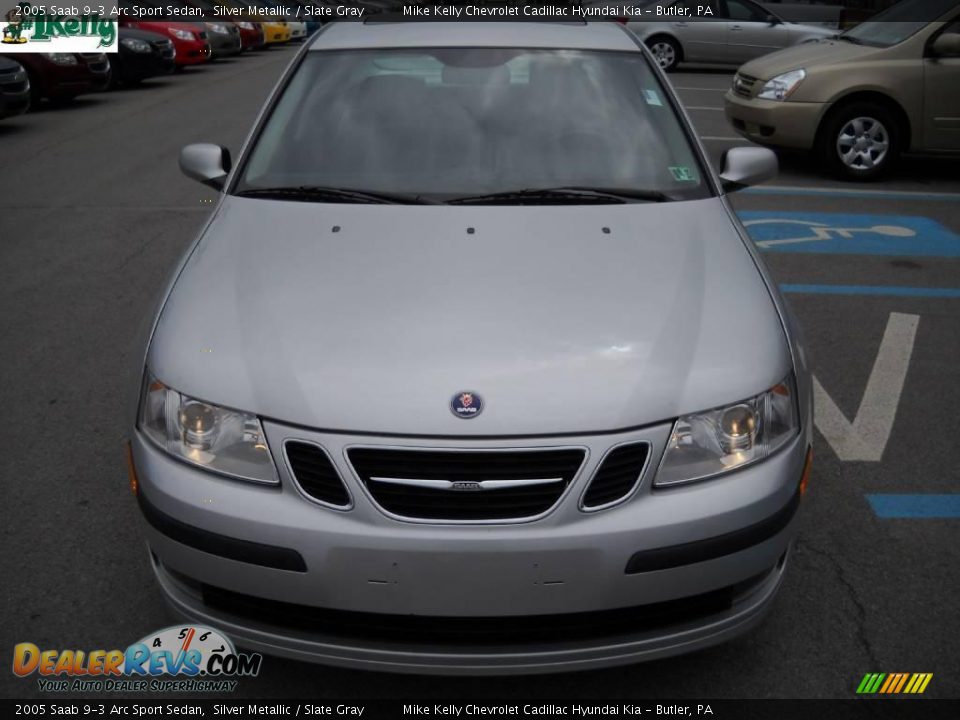 2005 Saab 9-3 Arc Sport Sedan Silver Metallic / Slate Gray Photo #16