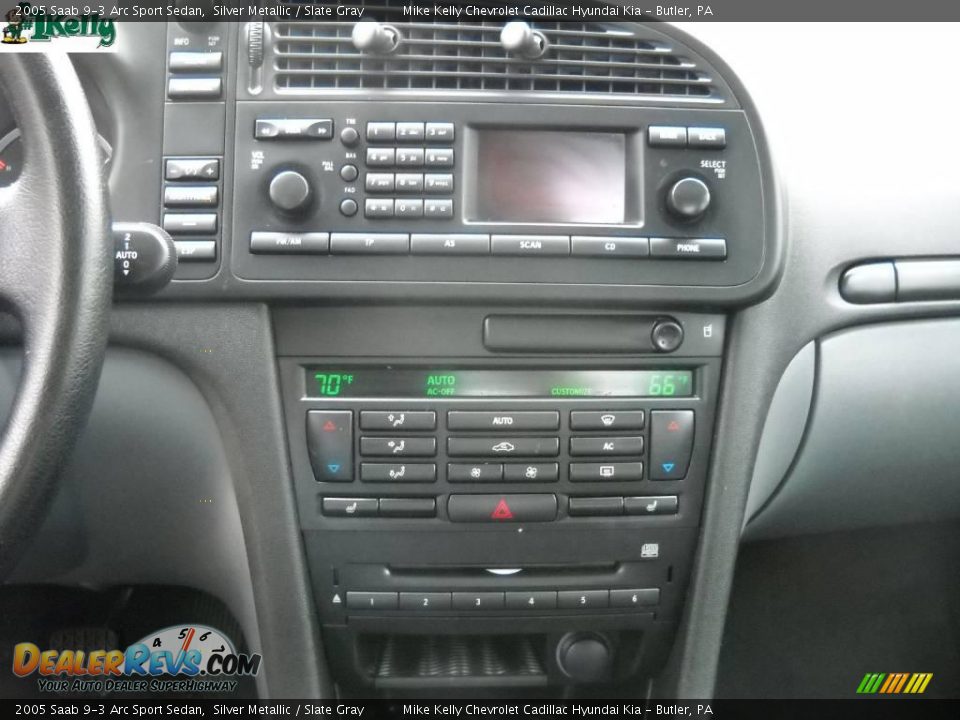 2005 Saab 9-3 Arc Sport Sedan Silver Metallic / Slate Gray Photo #17