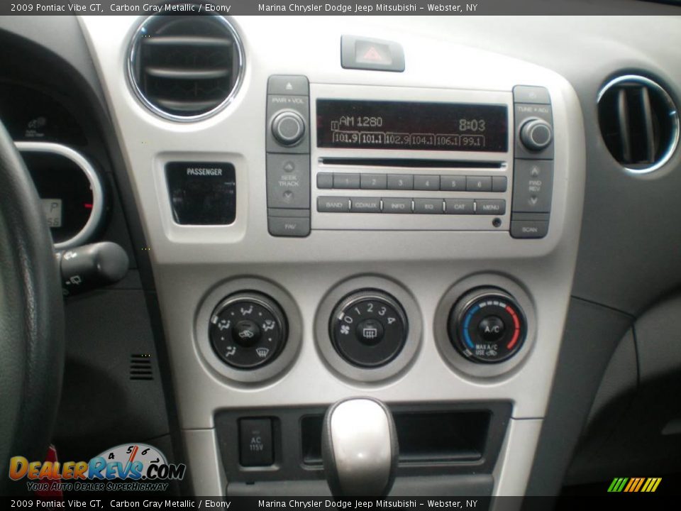 2009 Pontiac Vibe GT Carbon Gray Metallic / Ebony Photo #5