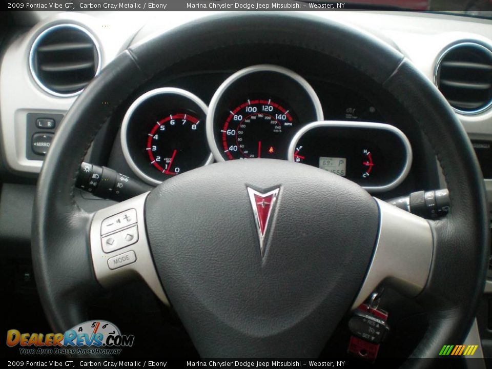2009 Pontiac Vibe GT Carbon Gray Metallic / Ebony Photo #6