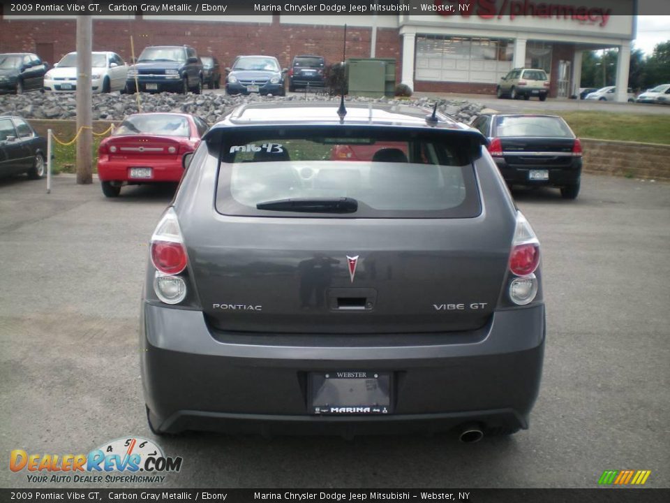 2009 Pontiac Vibe GT Carbon Gray Metallic / Ebony Photo #9