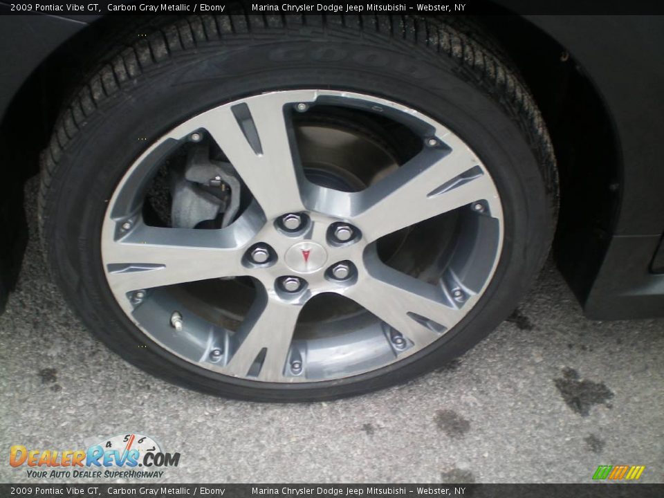 2009 Pontiac Vibe GT Carbon Gray Metallic / Ebony Photo #24
