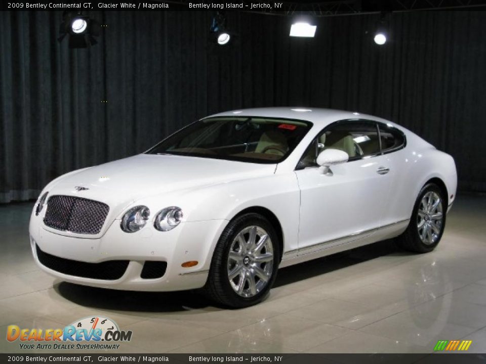 2009 Bentley Continental GT Glacier White / Magnolia Photo #1