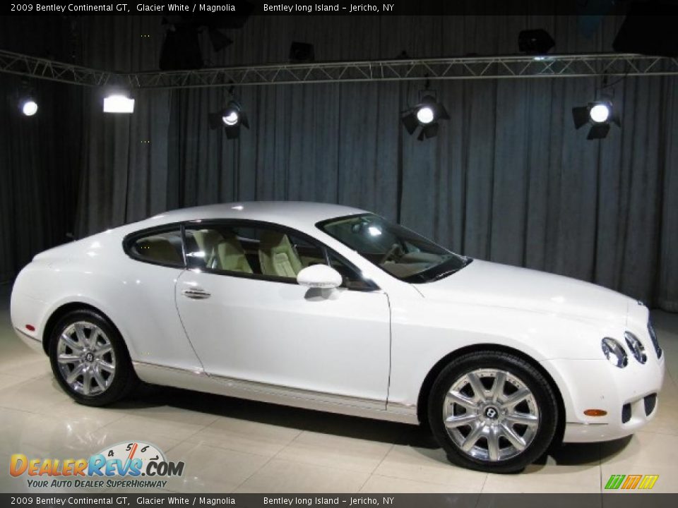 2009 Bentley Continental GT Glacier White / Magnolia Photo #3