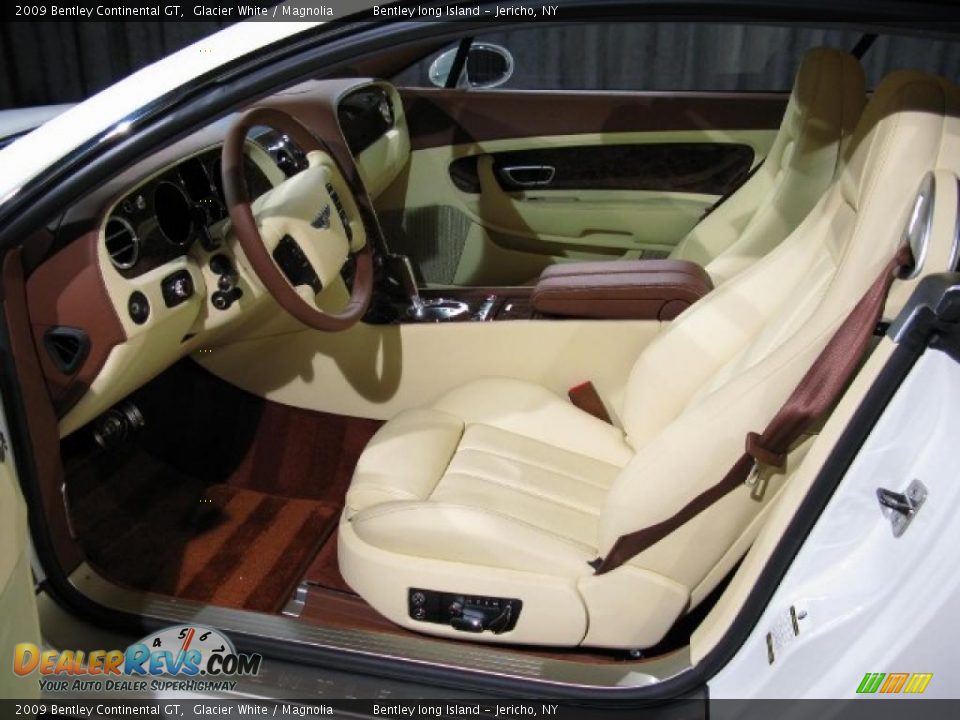 2009 Bentley Continental GT Glacier White / Magnolia Photo #6
