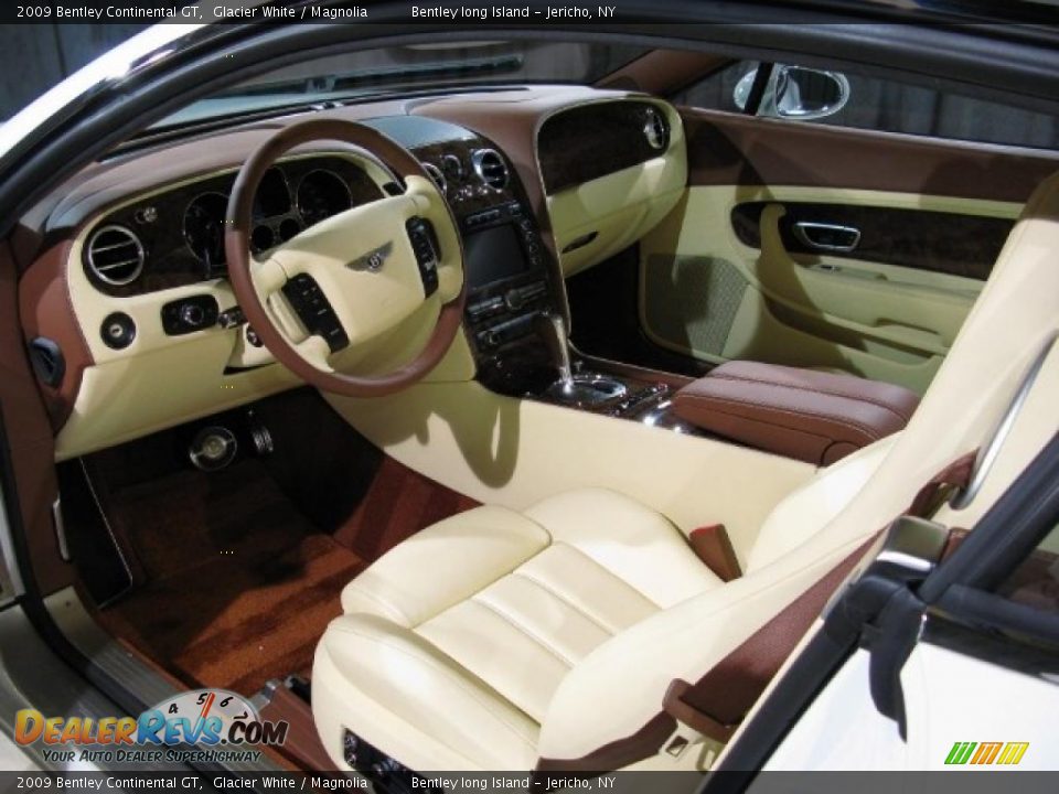 2009 Bentley Continental GT Glacier White / Magnolia Photo #7